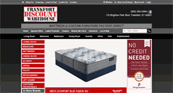 Desktop Screenshot of frankfortdiscountwarehouse.com